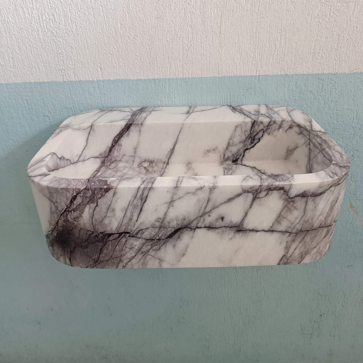 Custom Marble Sink, Lilac Stone Sink, Farmhouse Sink, Custom Sink Vanity, Marble Bath Sink, Floating Stone Sink, Custom Soapstone Sink Stone - Zeus Marble