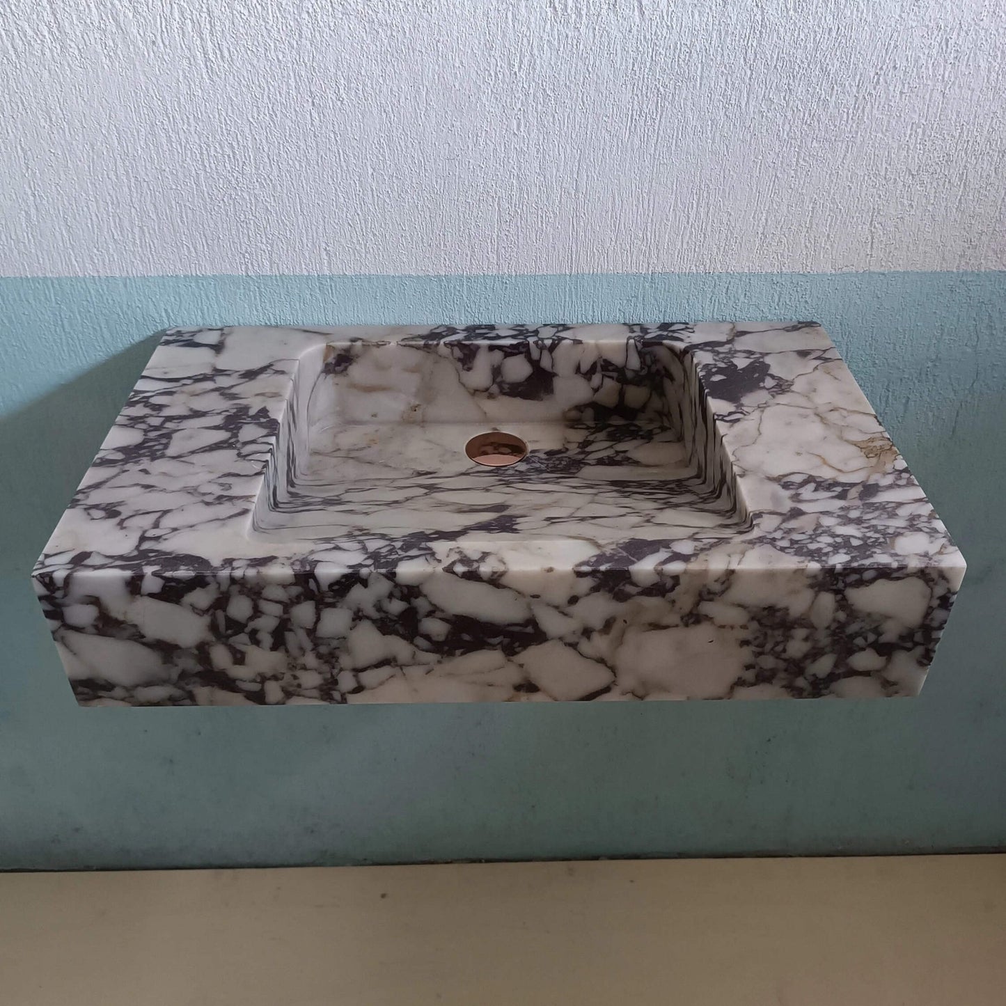 Marble sink, Marble Bathroom sinks, Wall Hung Marble sink, Marble basin, Marble Vanity sink, Wall Mount marble sink, Farmhouse sink stone - Zeus Marble