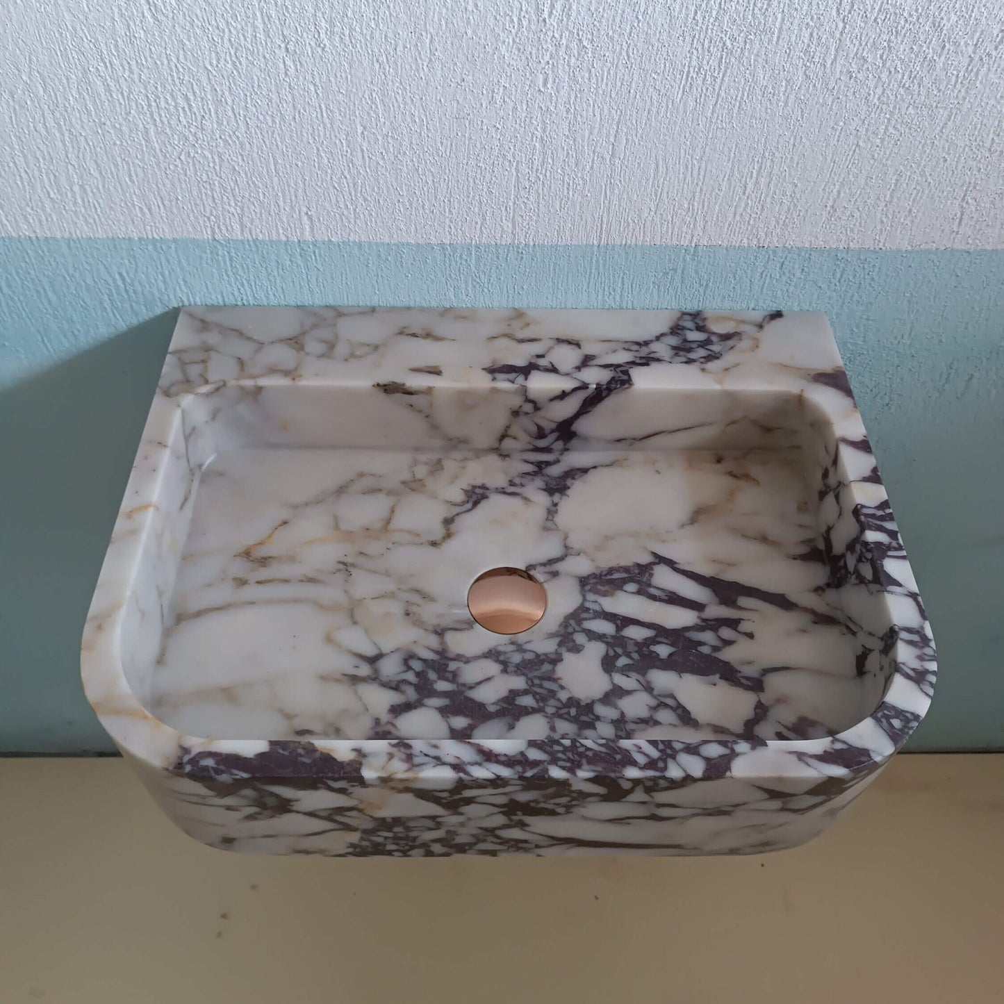 Marble Sink, Stone Sink, Bathroom Console Sink, Floating Marble Sink, Vanity Sink, Luxury Marble Sink, Marble Wall Mount Sink, Antique Sink - Zeus Marble