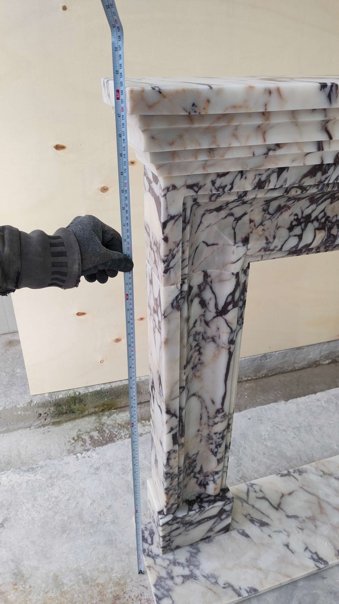 Custom Marble Fireplace Surround with Hearth – Made to Order - Zeus Marble