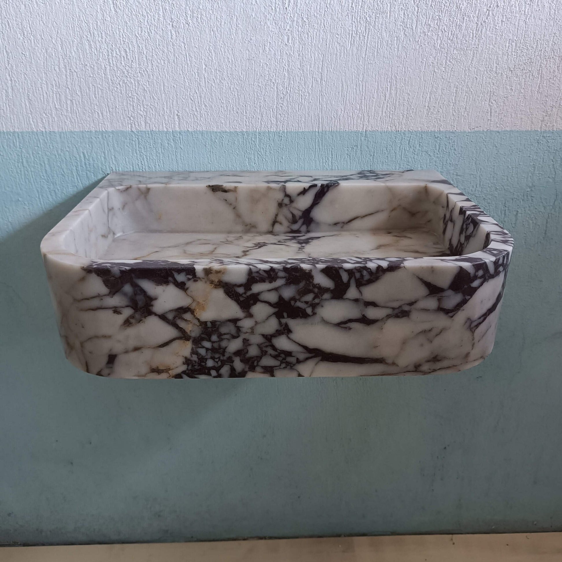 Marble Sink, Stone Sink, Bathroom Console Sink, Floating Marble Sink, Vanity Sink, Luxury Marble Sink, Marble Wall Mount Sink, Antique Sink - Zeus Marble