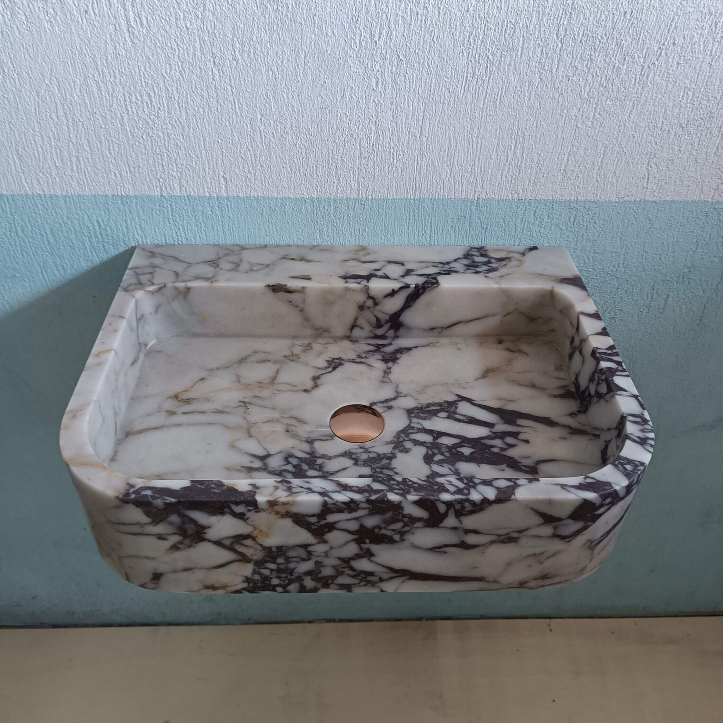 Marble Sink, Stone Sink, Bathroom Console Sink, Floating Marble Sink, Vanity Sink, Luxury Marble Sink, Marble Wall Mount Sink, Antique Sink - Zeus Marble